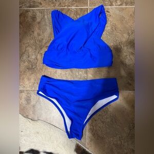 Vibrant Blue Bikini Set
